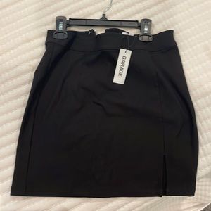 Black mini skirt from garage
